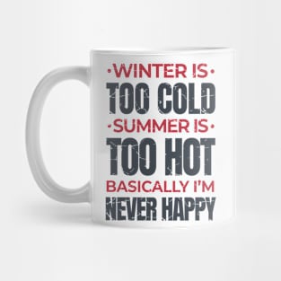 I´m never happy Mug